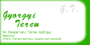 gyorgyi terem business card